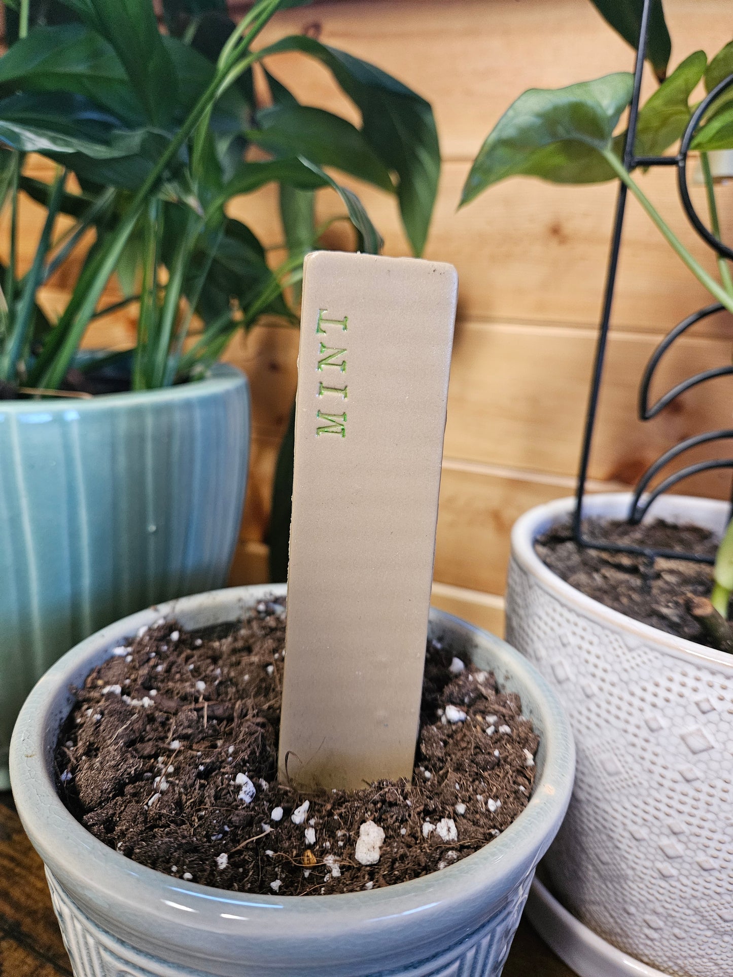 Mint plant marker