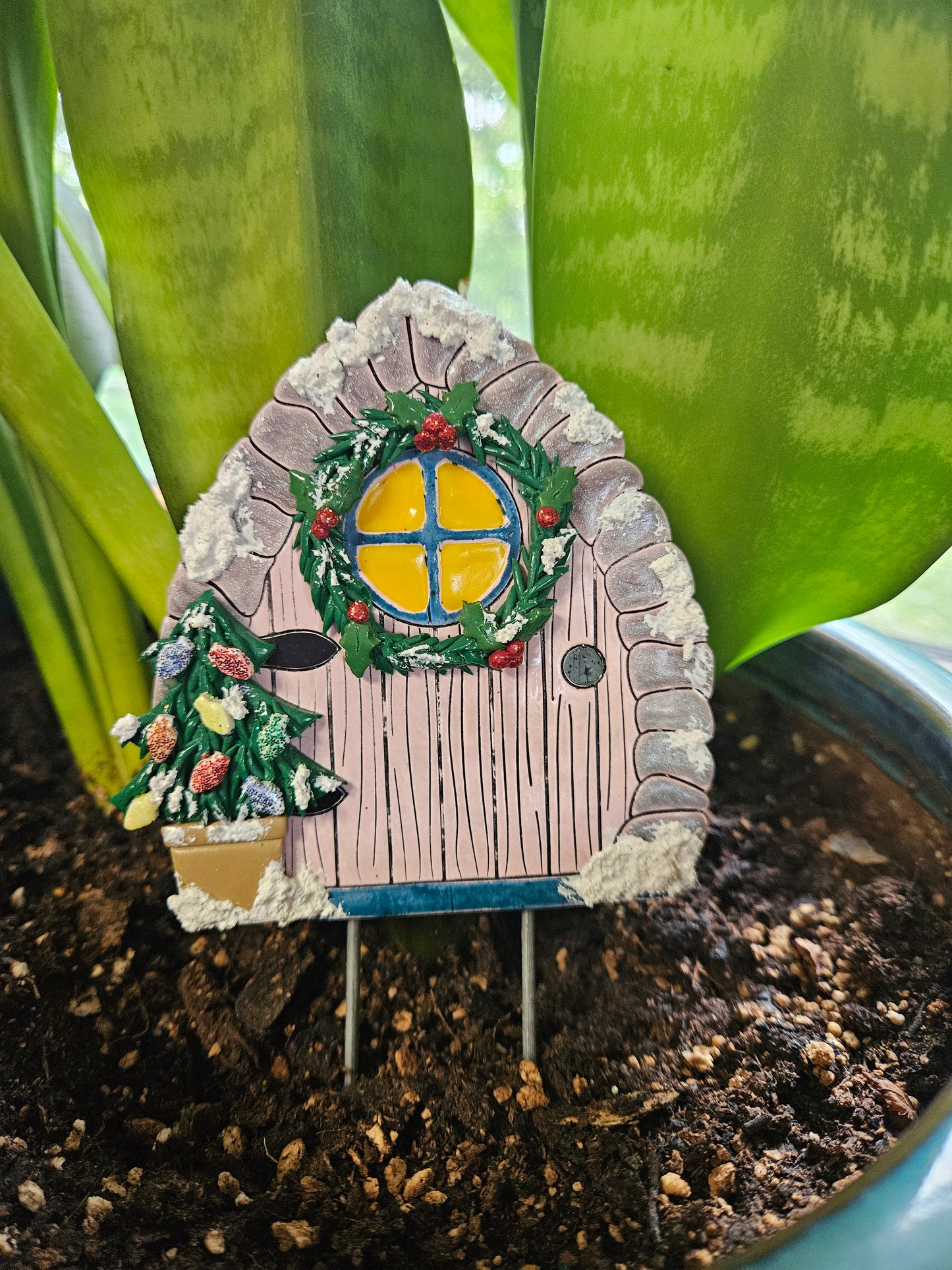 Frosted Forest Fairy Door