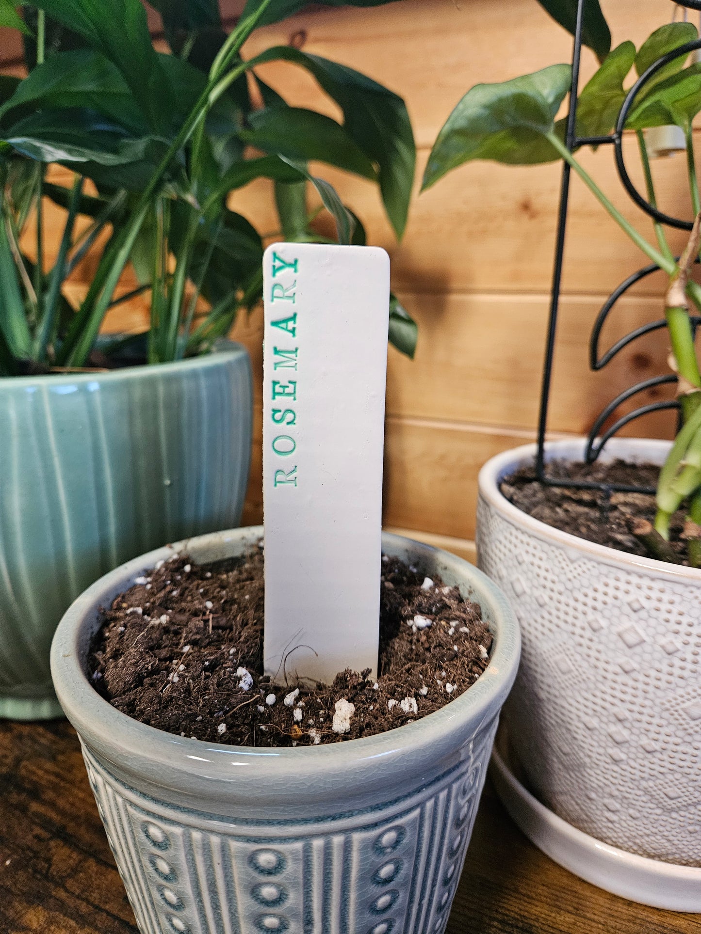 Rosemary plant marker