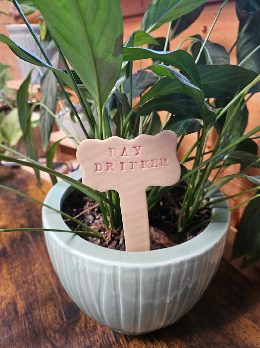 Day Drinker plant marker